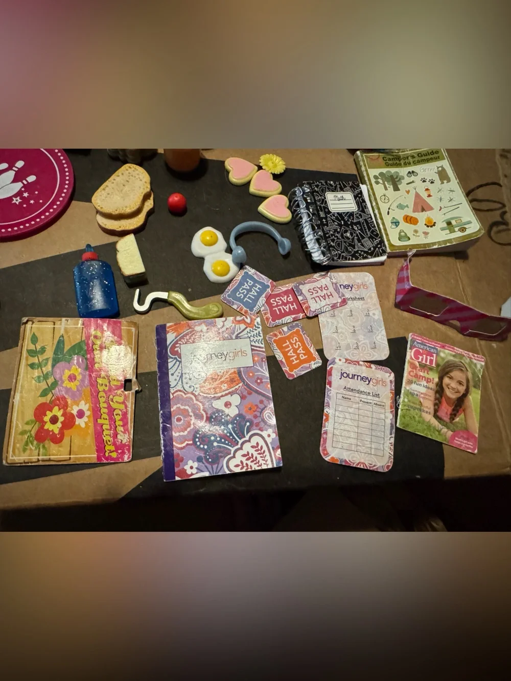 American Girl & Our Generation misc accessories as shown